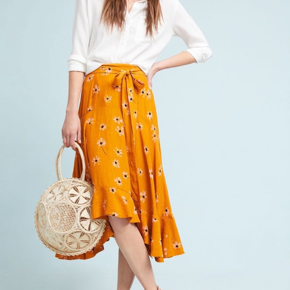 Faithfull the Brand | Belted Botany Skirt (size XS)